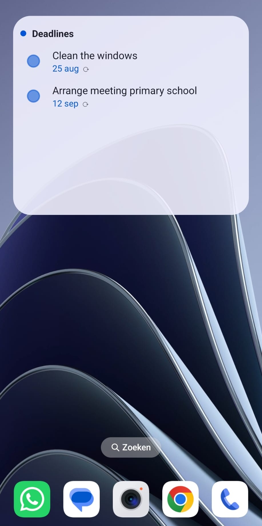 Home-screen widget